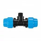 Тройник комбинированный с наружной трубной резьбой 20x1/2”Пx20 - №1