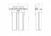 Корпус для картриджного фильтра 1 М 20” Т2 - №3