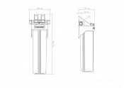 Корпус для картриджного фильтра 1 М 20" Т - №3